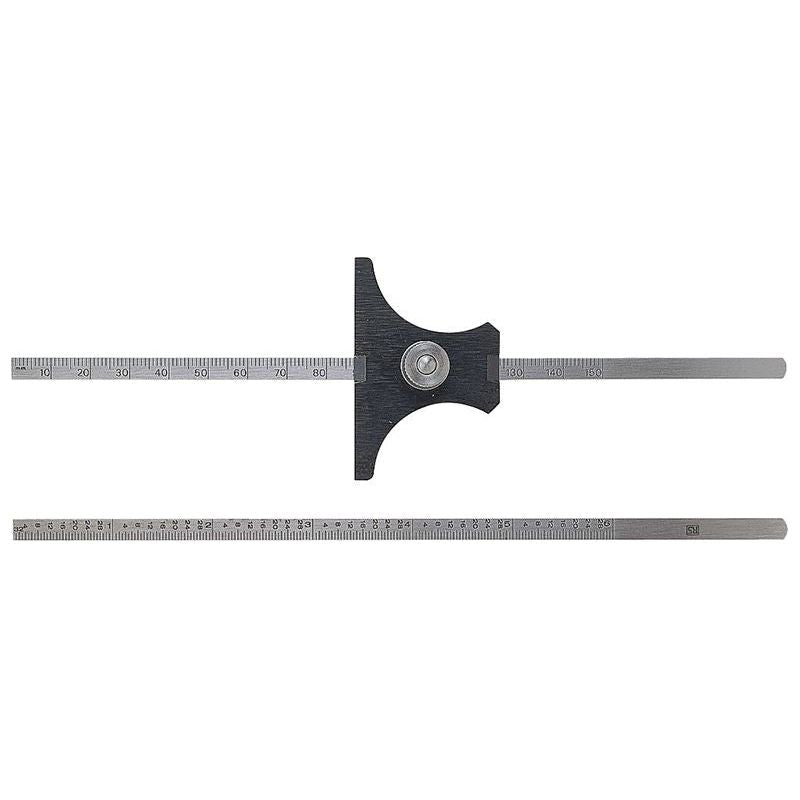 Moore & Wright Reversible Base Depth Gauge Metric/Imperial 0-6in Moore & Wright - Dynamic Drive