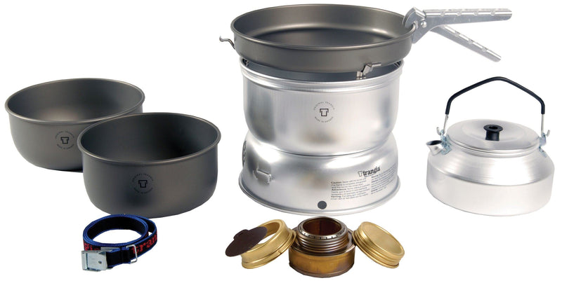 Trangia Trangia 25-8 Stove Hard Anodised pans with Kettle Trangia - Dynamic Drive