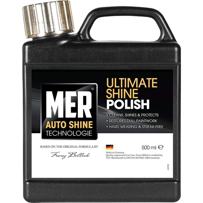 Mer Ultimate Shine Car Polish Wax Polish Protector 500ml Mer  - Dynamic Drive