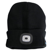 Sealey Beanie Hat 4 SMD LED USB Rechargeable with Wireless Headphones Sealey  - Dynamic Drive