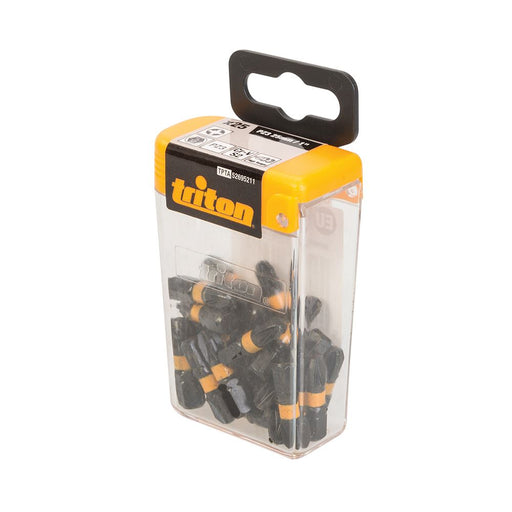 Triton Pozi Screwdriver Impact Bit 25pk PZ3 25mm Triton - Dynamic Drive