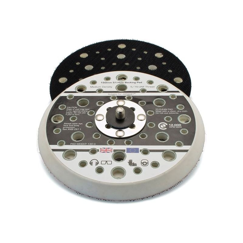 Flexipads World Class Dual Action Sander Pad 150mm GRIP® 5/16 UNF Flexipads World Class - Dynamic Drive