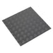 Sealey Vinyl Floor Tile Peel & Stick Backing-Silver Treadplate Pk16 FT1S Sealey  - Dynamic Drive