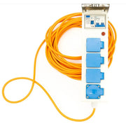 Caravan Camping 5 Way Mobile Mains USB Power Hookup Extension Lead RCD Unit C429 Leisurewize  - Dynamic Drive
