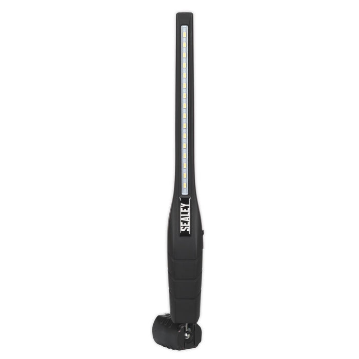 Sealey LED3604 Rechargeable 360° Slim Inspection Lamp 16 SMD LED + 1W LED Black Sealey  - Dynamic Drive