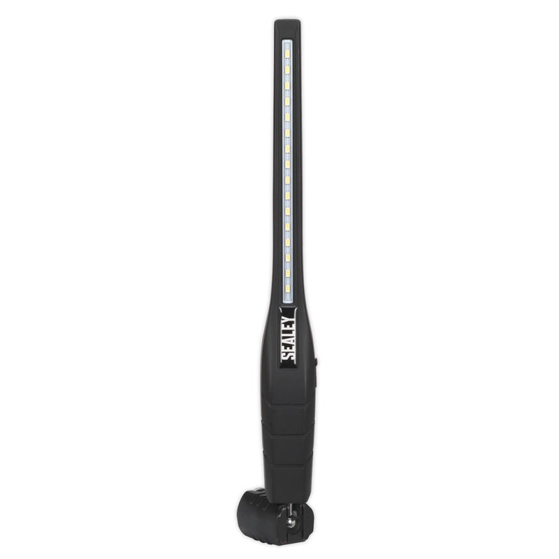 Sealey Rechargeable 360 Slim Inspection Light 8W & 1W SMD LED Black Lithium-ion Sealey - Dynamic Drive