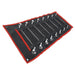 Sealey Offset Double End Ring Spanner Set 8pc Metric AK6327 Sealey - Dynamic Drive