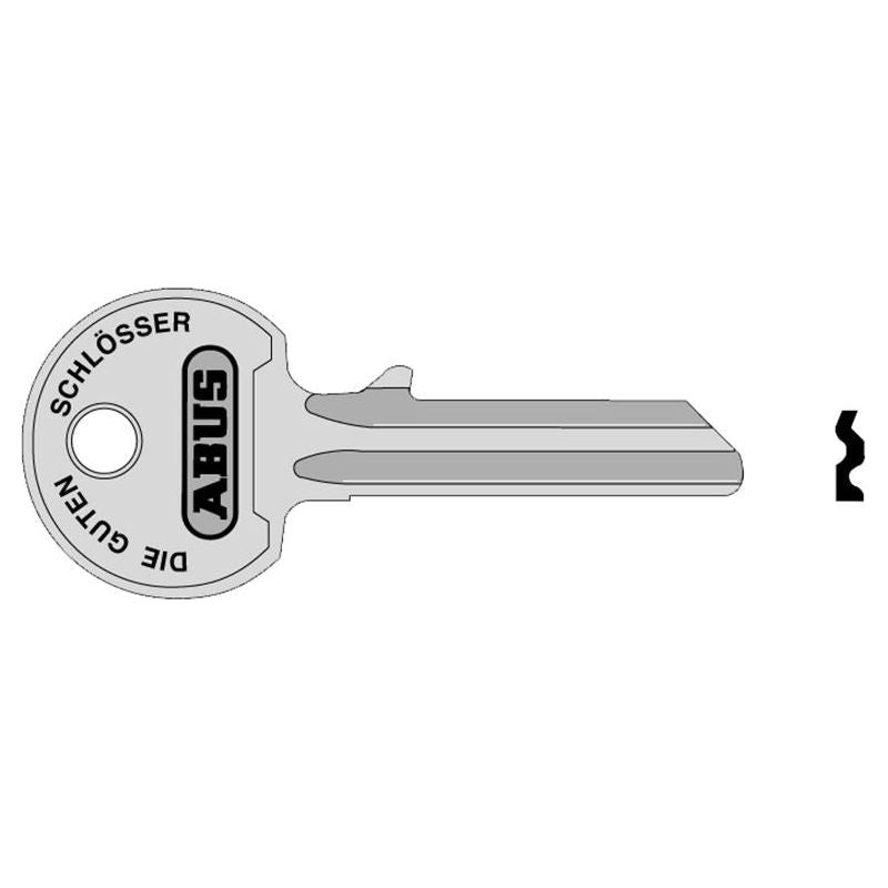 Abus Mechanical 36/55 55mm Right Hand Key Blank ABUS Mechanical - Dynamic Drive