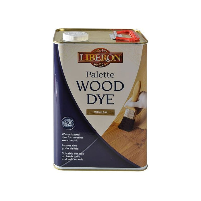 Liberon Palette Wood Dye Medium Oak 5 litre Liberon - Dynamic Drive