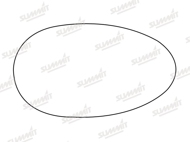 Summit Stick-On Standard Mirror Glass fits Rover 75 LHS RHS Summit - Dynamic Drive