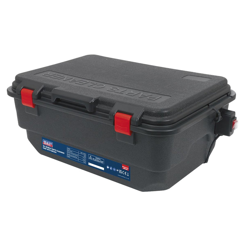 Sealey Mobile Parts Cleaning Tank with Brush SM222 Sealey - Dynamic Drive