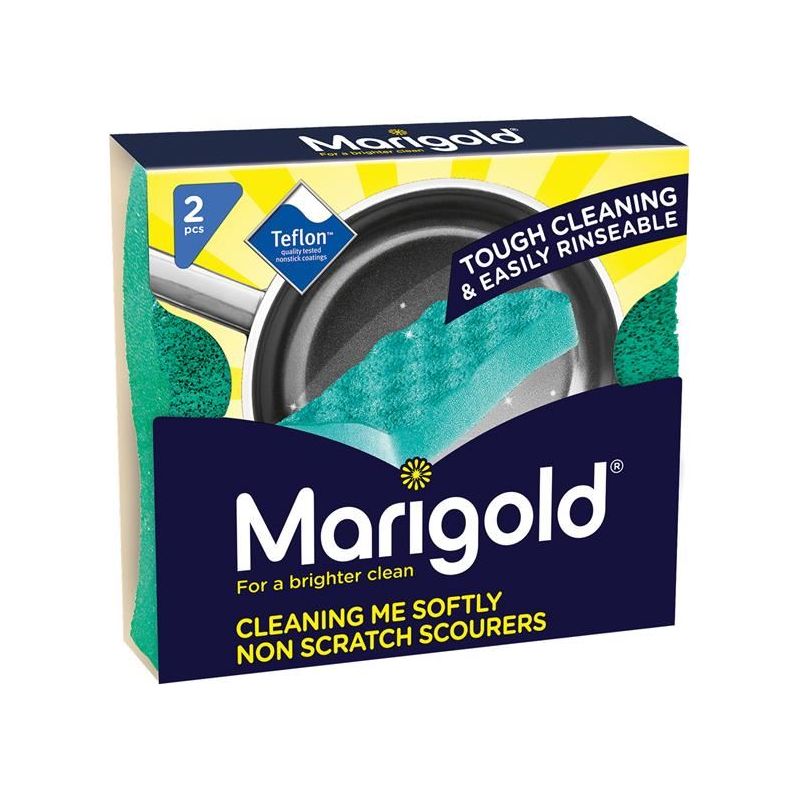 Marigold Cleaning Me Softly Non-Scratch Scourers x 2 (Box 14) Marigold - Dynamic Drive