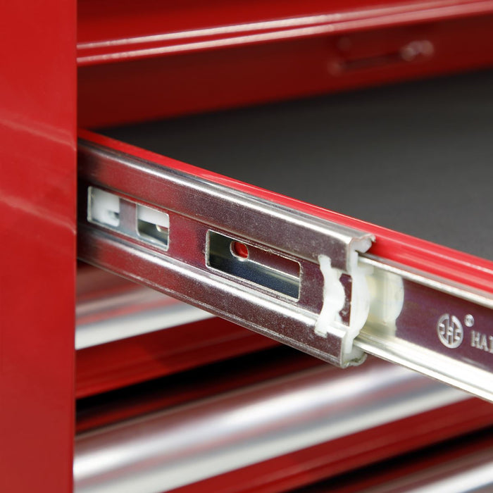 Sealey Rollcab 12 Drawer with Ball-Bearing Slides Heavy-Duty Red AP6612 Sealey - Dynamic Drive