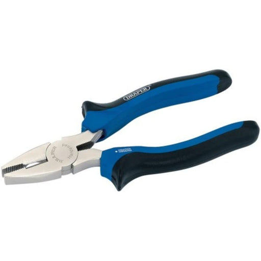 Draper Soft Grip Combination Pliers, 160mm 44142 Draper - Dynamic Drive