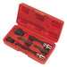 Sealey Alternator Freewheel Pulley Removal Set 6pc SX400 Sealey - Dynamic Drive