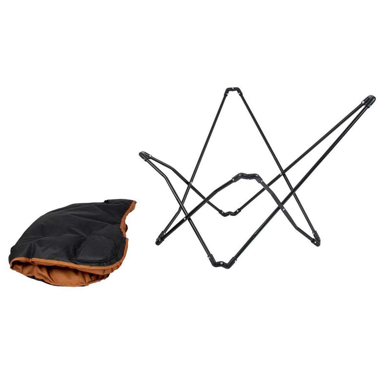 Bo-Camp Industrial Collection Butterfly Chair Himrod Clay Bo-Camp - Dynamic Drive