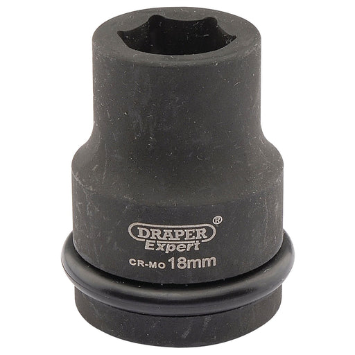 Draper Expert HI-TORQ 6 Point Impact Socket, 3/4" Sq. Dr., 18mm Draper - Dynamic Drive