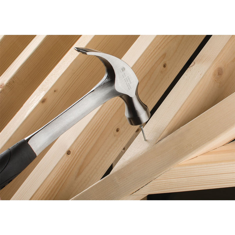 Draper Solid Forged Soft Grip Claw Hammer, 560g/20oz 21284 Draper - Dynamic Drive