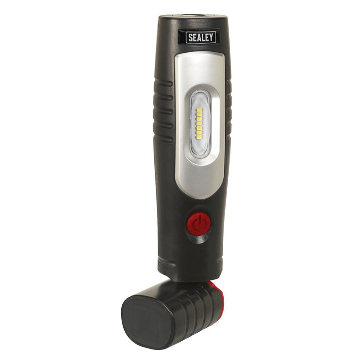 Sealey Rechargeable 360 Inspection Light 7 SMD & 3W SMD LED Black Lithium-ion Sealey - Dynamic Drive