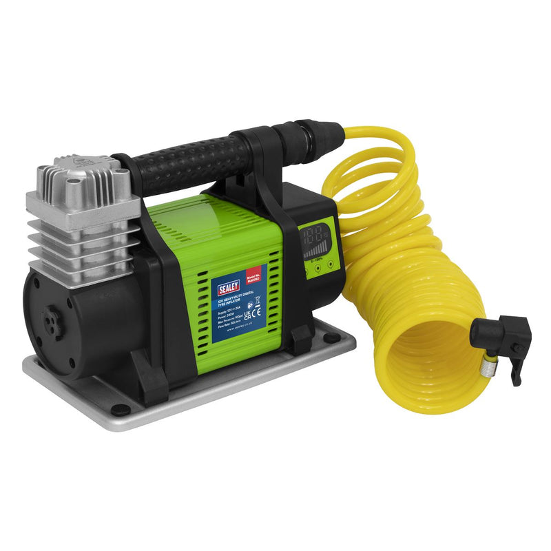 Sealey Digital Tyre Inflator 12V Heavy-Duty MAC05D Sealey - Dynamic Drive