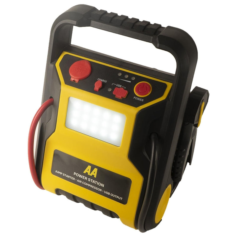 AA 12V 600A Car Van Battery Jump Starter Start Booster Compressor LED Power Pack AA - Dynamic Drive