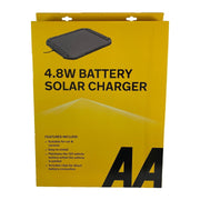 AA 4.8W XL 12V Car Van Caravan Solar Panel Trickle Battery Charger Power Supply AA - Dynamic Drive
