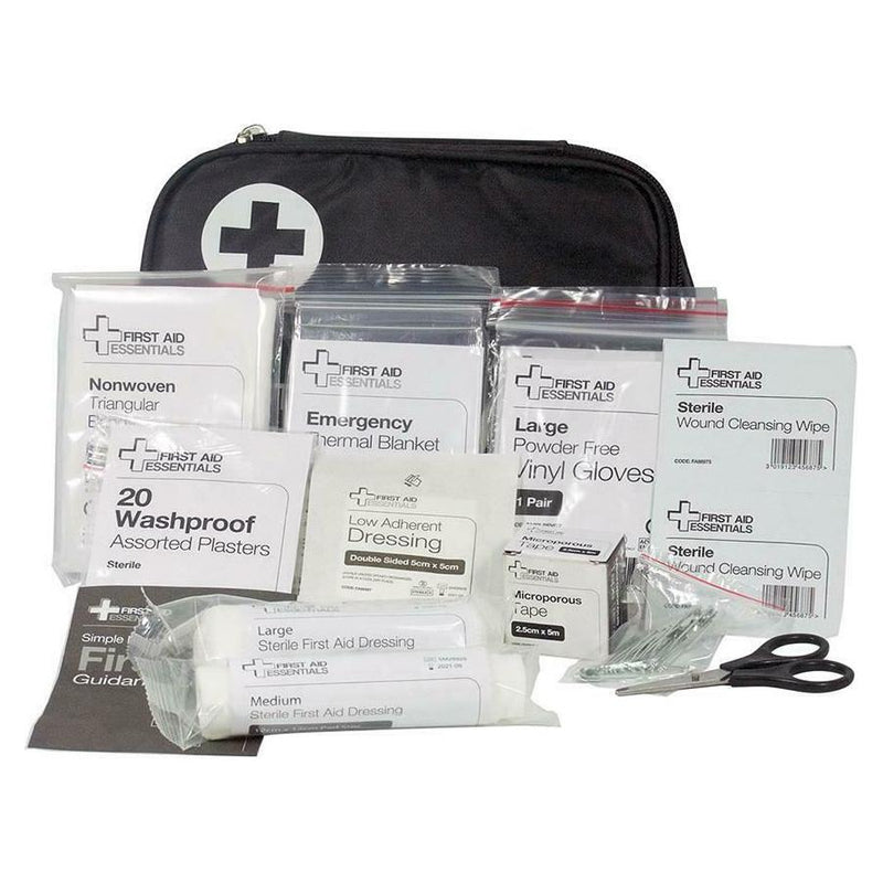 AA 45 Piece First Aid Kit Medical Emergency Bag Travel Work Home Car Office Box AA - Dynamic Drive