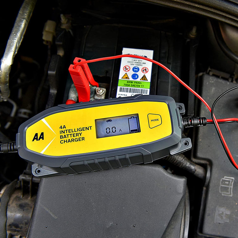 AA 4A Intelligent Battery Charger 4 AMP Car Van Smart Conditioner Starter 6V/12V AA - Dynamic Drive