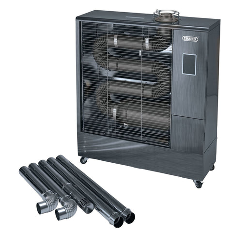 Draper 230V Far Infrared Diesel Heater with Flue Kit, 51,500 BTU/15.1kW 18070 Draper - Dynamic Drive