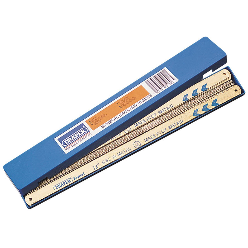 Draper Bi-Metal Hacksaw Blades, 300mm, 32tpi (Box of 50) 29807 Draper - Dynamic Drive