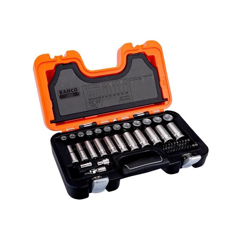 Bahco S330L 3/8in Deep Drive Socket Set, 53 Piece Bahco - Dynamic Drive