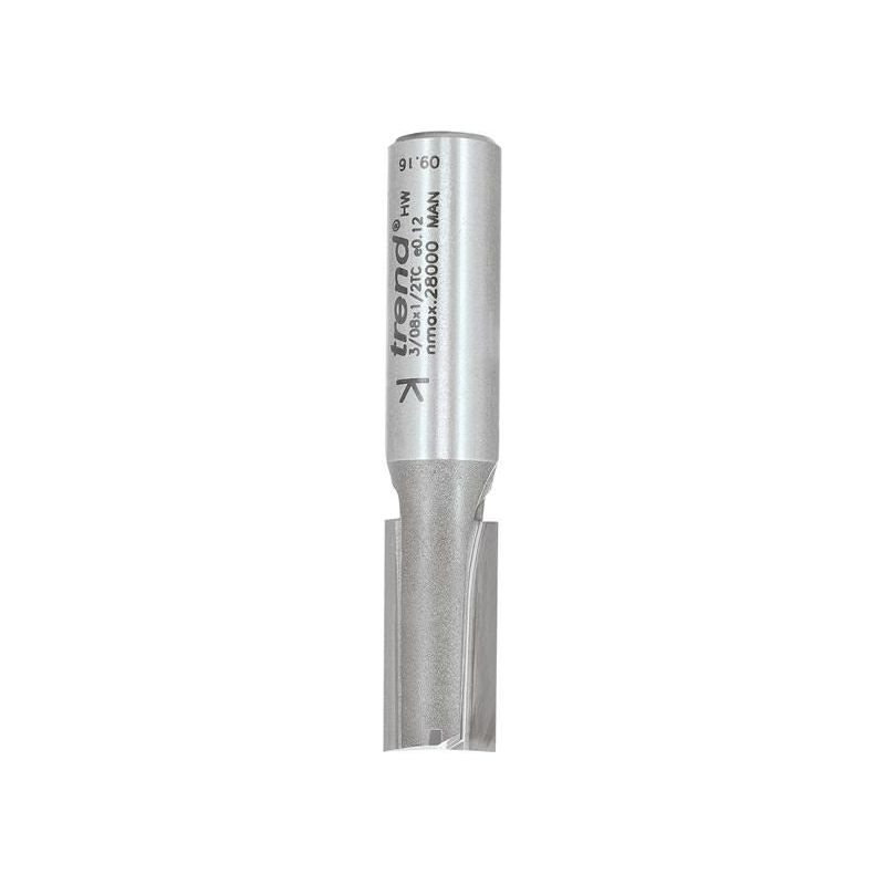 Trend 3/08 x 1/2 TCT Two Flute Cutter 12.7 x 25mm Trend - Dynamic Drive