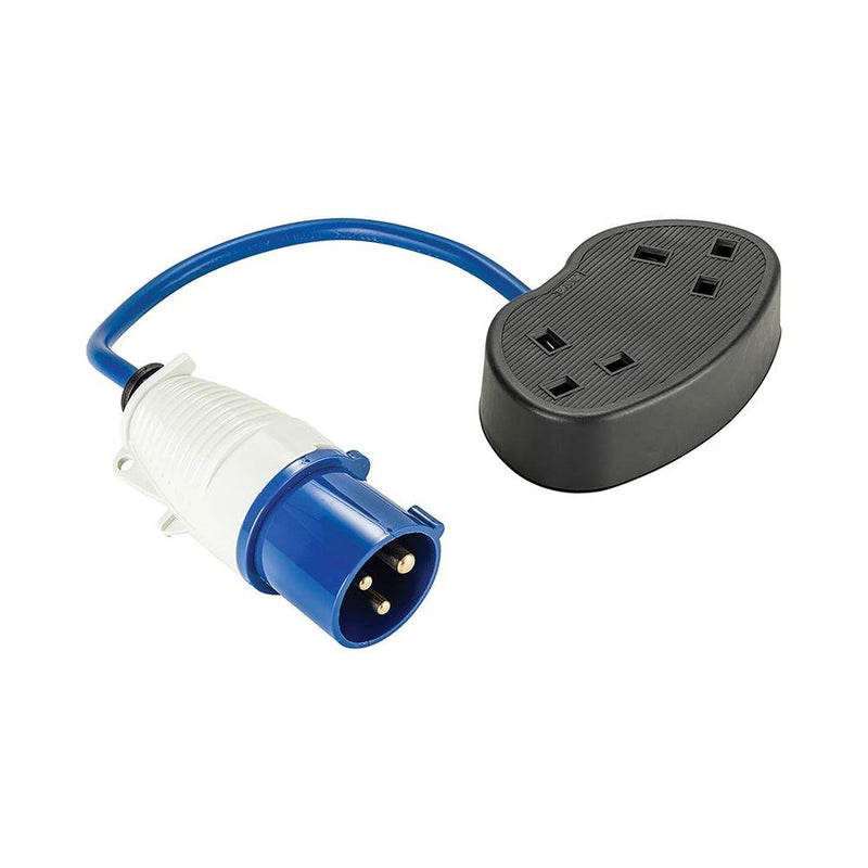 Defender Fly Lead Converter 16A - 2 x 13A 230V Defender - Dynamic Drive