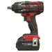 Sealey 1/2"Sq Drive Cordless Brushless Impact Wrench 18V 4Ah CP650LI Sealey - Dynamic Drive