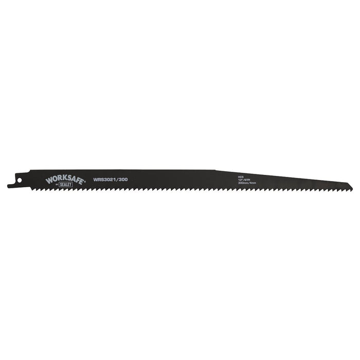 Sealey Reciprocating Saw Blade 300mm 6tpi Pack of 5 WRS3021/300 Sealey - Dynamic Drive