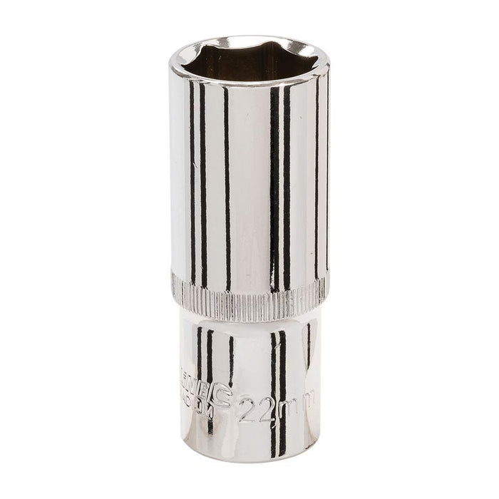 Silverline Deep Socket 1/2" Drive 6pt Metric 22mm Silverline - Dynamic Drive
