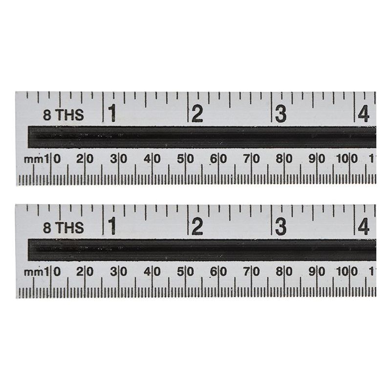 Bluespot Tools Aluminium Ruler 150mm (6in) BlueSpot Tools - Dynamic Drive