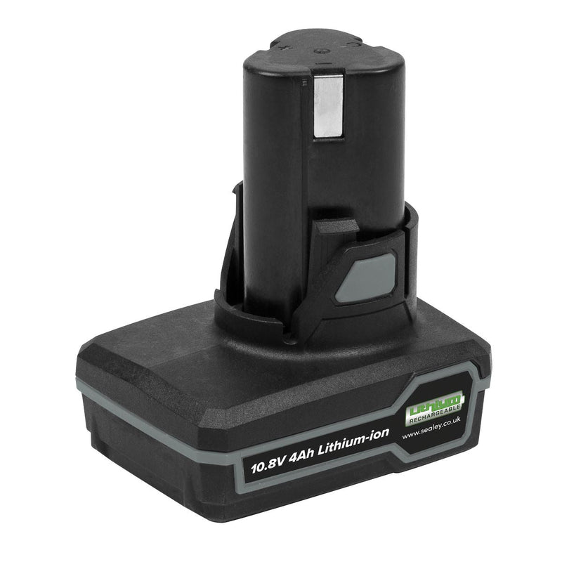 Sealey Power Tool Battery 10.8V 4Ah Lithium-ion for SV10.8 Series CP108VBP4 Sealey - Dynamic Drive