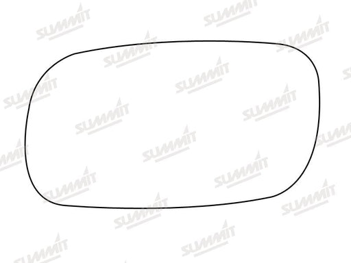 Summit Stick-On Standard Mirror Glass fits Vauxhall Astra LHS Summit - Dynamic Drive