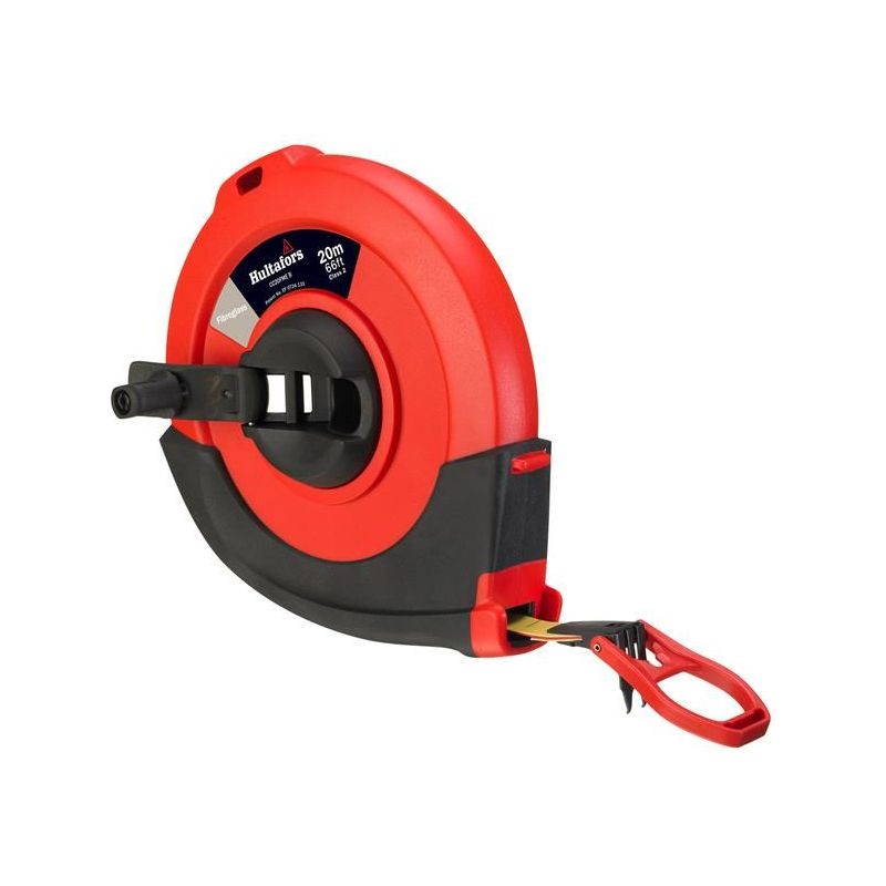 Hultafors CC20FME Fibreglass Long Tape 20m/66ft (Width 13mm) Hultafors - Dynamic Drive