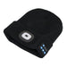 Sealey Beanie Hat 4 SMD LED USB Rechargeable with Wireless Headphones Sealey  - Dynamic Drive