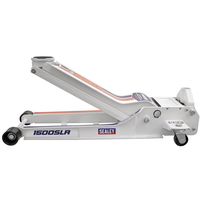 Sealey Low Profile Rocket Lift Trolley Jack 1.5 Tonne 1500SLR Sealey - Dynamic Drive