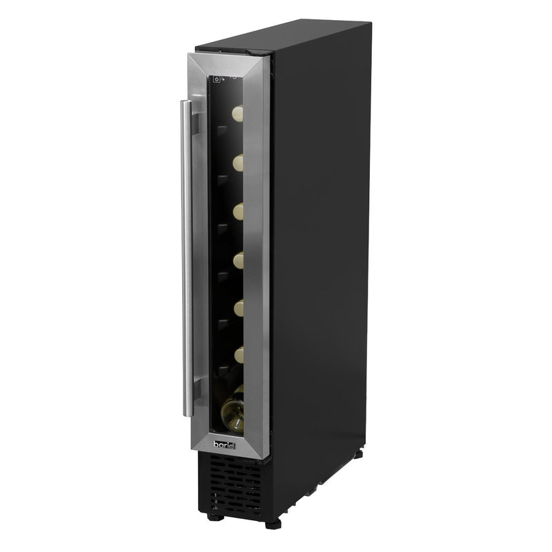 Baridi Extra-Slim 7 Bottle Wine Fridge & Cooler 15cm - Stainless Steel Baridi - Dynamic Drive