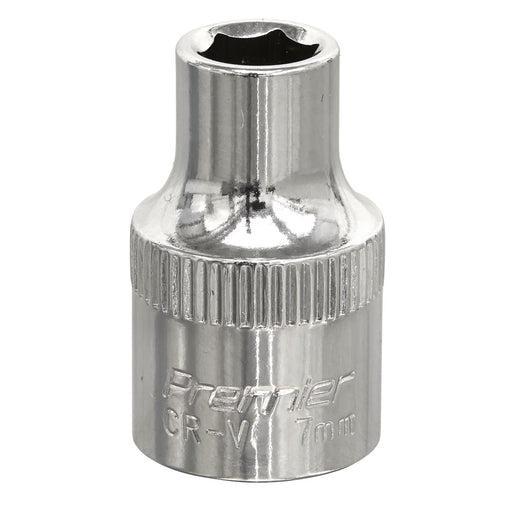 Sealey WallDrive Socket 7mm 3/8"Sq Drive Fully Polished SP3807 Sealey - Dynamic Drive