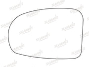 Summit Stick-On Standard Mirror Glass fits Toyota Avensis 08 on LHS Summit - Dynamic Drive