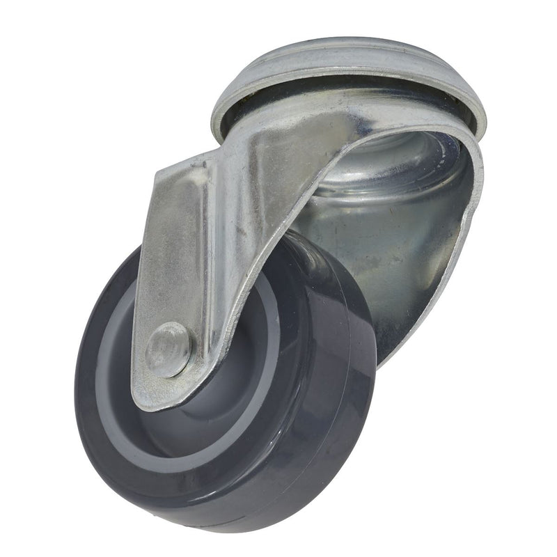 Sealey Castor Wheel Bolt Hole Swivel50mm SCW250SB Sealey - Dynamic Drive