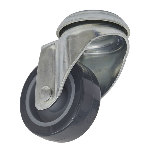 Sealey Castor Wheel Bolt Hole Swivel50mm SCW250SB Sealey - Dynamic Drive