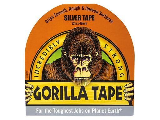 Gorilla Glue Gorilla Tape® 48mm x 32m Silver Gorilla Glue - Dynamic Drive