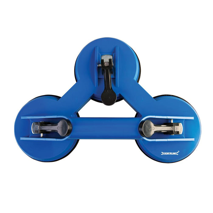 Silverline Triple Suction Pad 100kg Silverline - Dynamic Drive