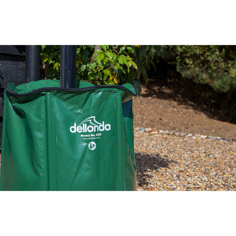 Dellonda Collapsible PVC Garden Water Butt with Zipped Lid & Drain Tap 250L Dellonda - Dynamic Drive